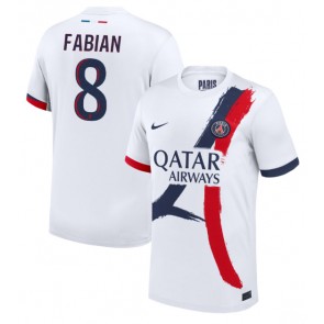 Paris Saint-Germain Fabian Ruiz #8 Gostujuci Dres 2024-25 Kratak Rukavima